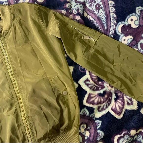Green Bomber Jacket - Picture 2 of 3